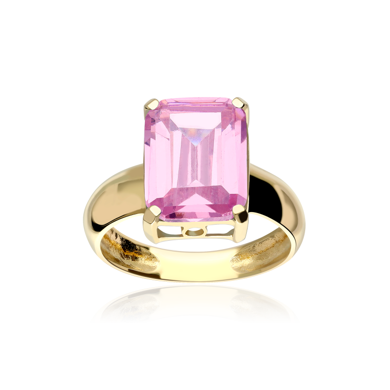 ANILLO "ANTONELLA" ROSA DE FRANCIA ORO 18K