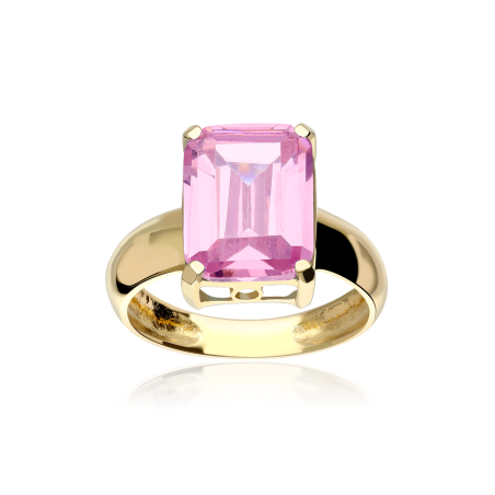 ANILLO "ANTONELLA" ROSA DE FRANCIA ORO 18K