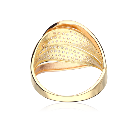 ANILLO "SUPREME" ORO TRICOLOR 18K