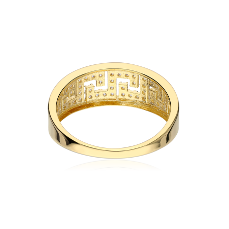 Anillo "Bonassola" Oro 18k y Circonitas