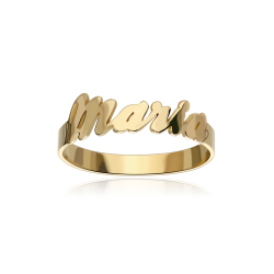 Anillo personalizable Oro 18k "Funza"