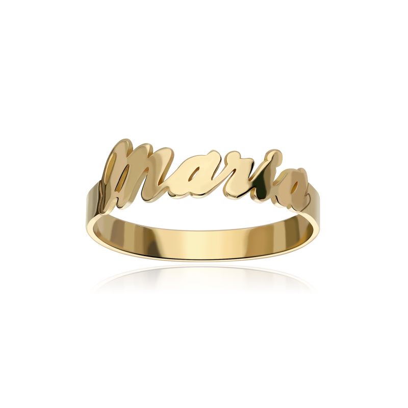 Anillo personalizable Oro 18k "Funza"