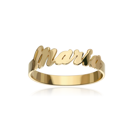 Anillo personalizable Oro 18k "Funza"