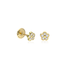 PENDIENTES "ABI" ORO 18K Y...