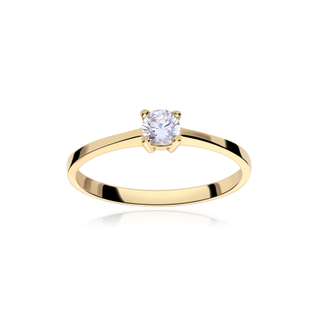 SOLITARIO "GALA" ORO 18K Y CIRCONITA