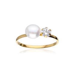 ANILLO "TERRE" ORO 18K PERLA CULTIVADA