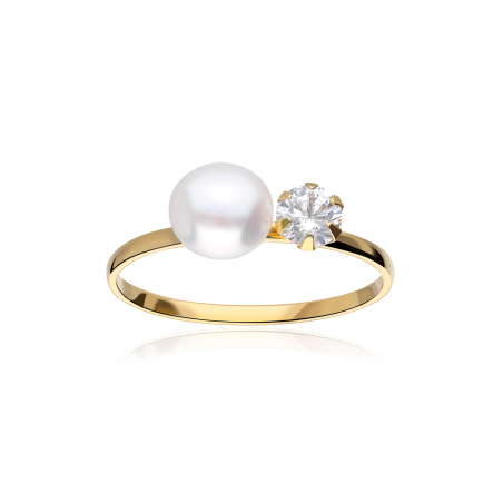 ANILLO "TERRE" ORO 18K PERLA CULTIVADA