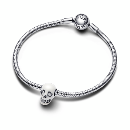 Charm Pandora Calavera Brillante Brillo en la Oscuridad 792811C01