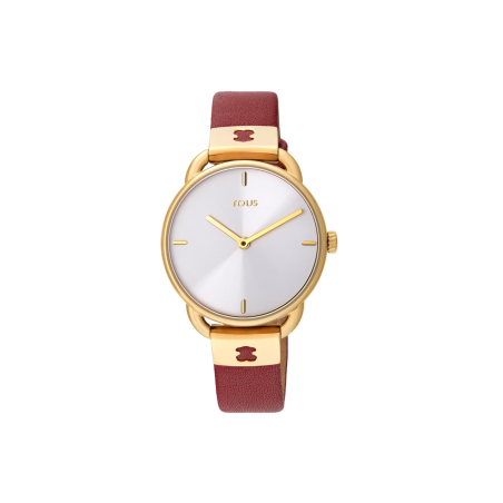 Reloj Tous let leather acero correa roja 000351470