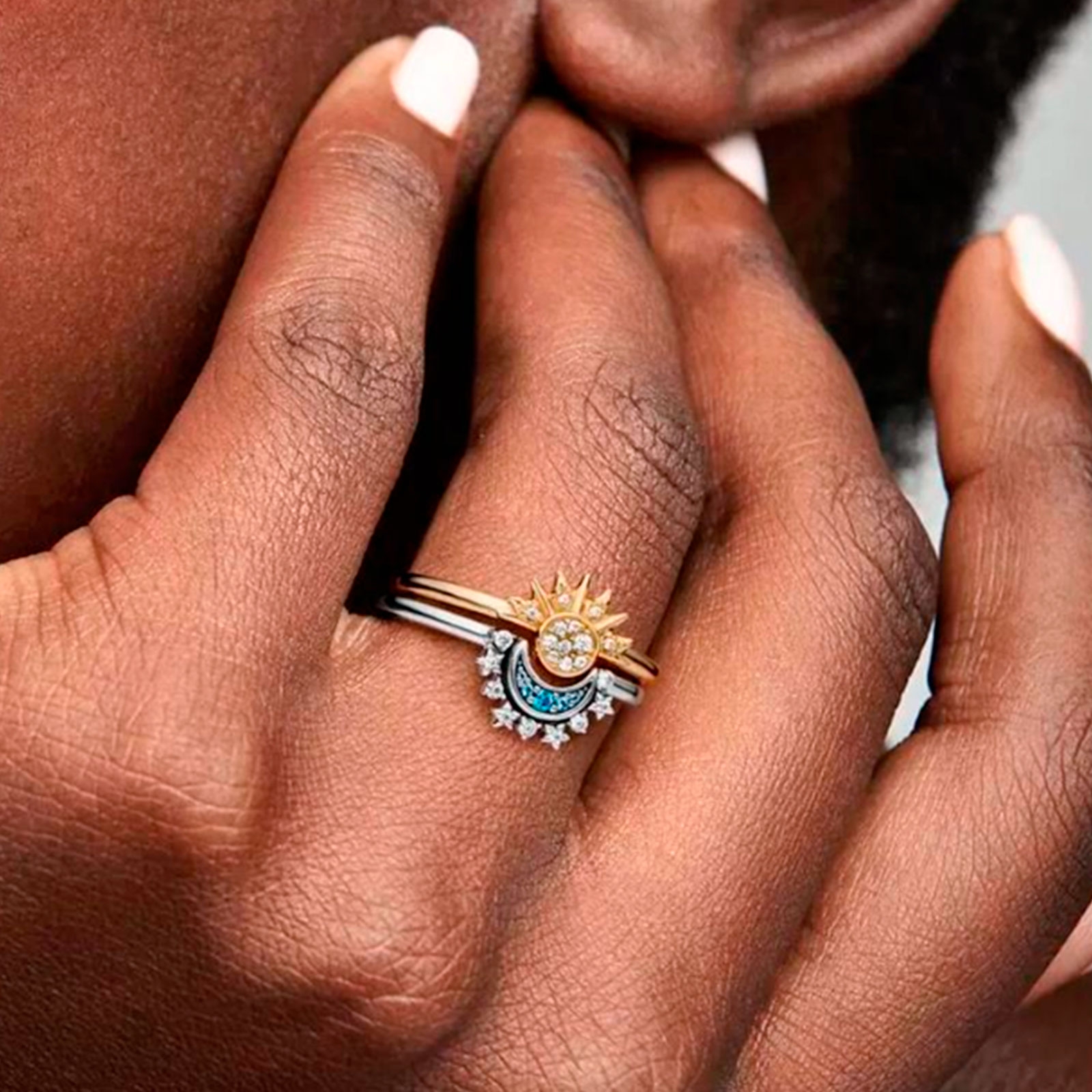 Compromiso Anillos Nuevos Pandora Anillo Corazón Fino Oro Rosa