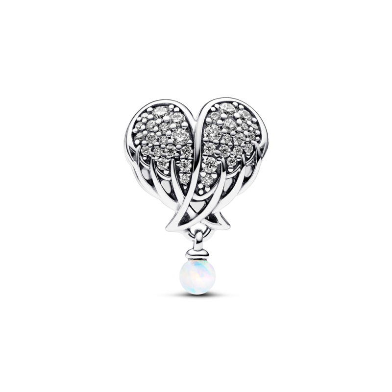 Charm Alas de Ángel Brillantes & Corazón 792980C01 - Joyerías Sánchez
