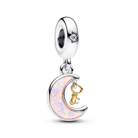 Charm Pandora Colgante oro 14k Llave & Luna 762985C01