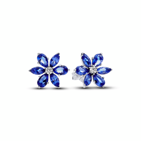 Pendientes Pandora Herbario Brillante Azul​ 292407C01