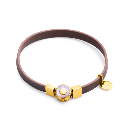 Pulsera Viceroy Acero Cadena de Serpiente Plana Múltiple con Estrellas Doradas 14320P01000