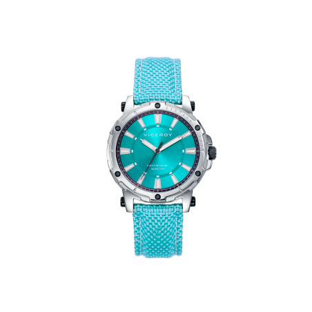 Reloj Viceroy mujer Heat caja de acero y correa Nylon azul 401178-67