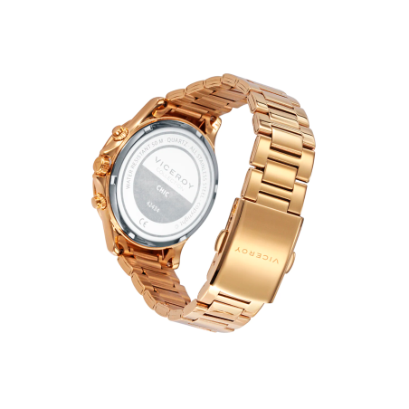 Reloj Viceroy mujer Chic con caja y brazalete de acero en Ip dorado 42434-63