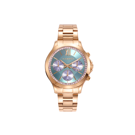 Reloj Viceroy mujer Chic con caja y brazalete de acero en Ip dorado 42434-63