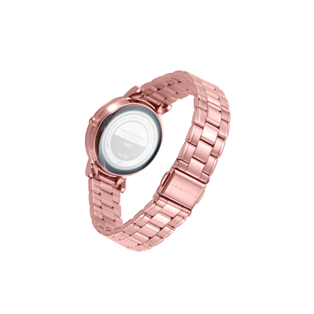 Reloj Viceroy mujer Chic con caja y brazalete de acero rosa 401156-73