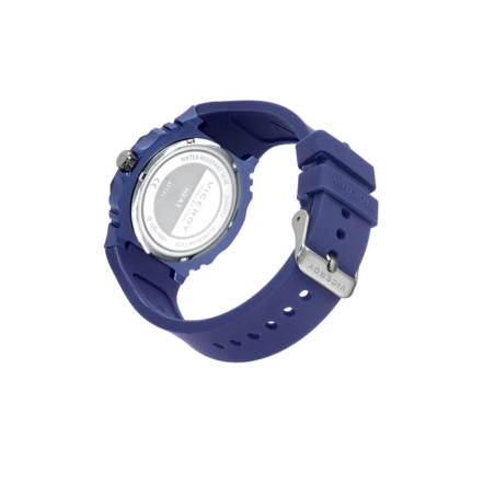 Reloj Viceroy mujer con caja de aluminio y correa de silicona azul marino 41131-37