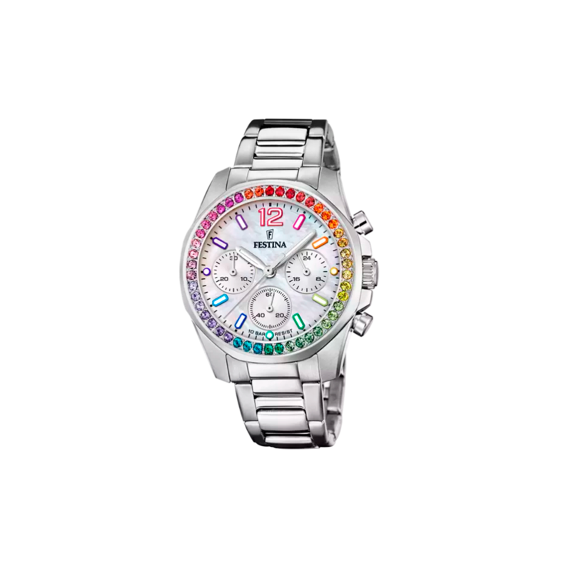 Reloj Festina Mujer Rainbow esfera beige F20606/2