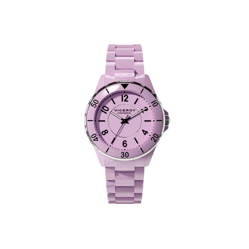 Reloj Viceroy mujer con caja y correa cerámica rosa 41116-96