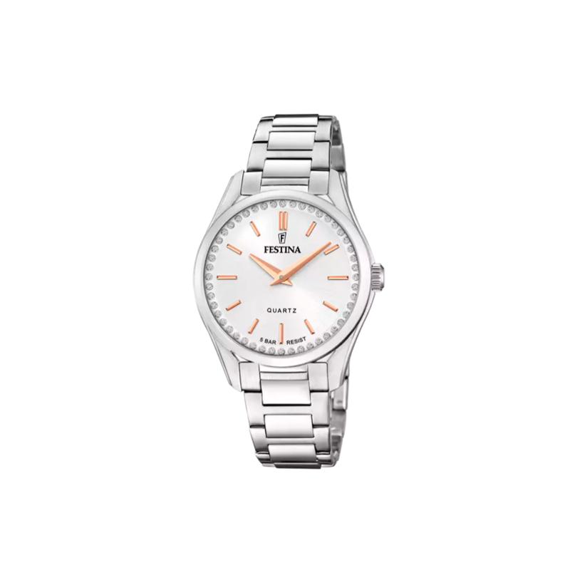 Reloj Festina Mademoiselle de mujer con esfera plateada F20583/1