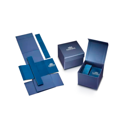 Reloj Festina hombre collection multifunción azul con correa acero inoxidable 316L F20666/2