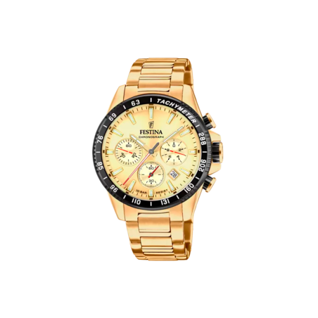 Reloj Festina hombre timeless chonograph con esfera beige F20634/6