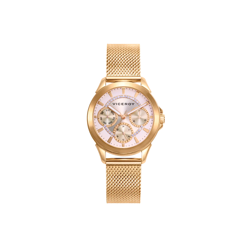 Reloj Viceroy Mujer Chic caja y brazalete de acero en Ip dorado 401196-97