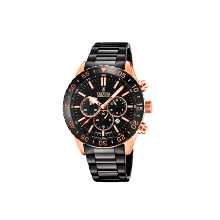 Reloj Festina Hombre Ceramic con esfera negra F20578/1
