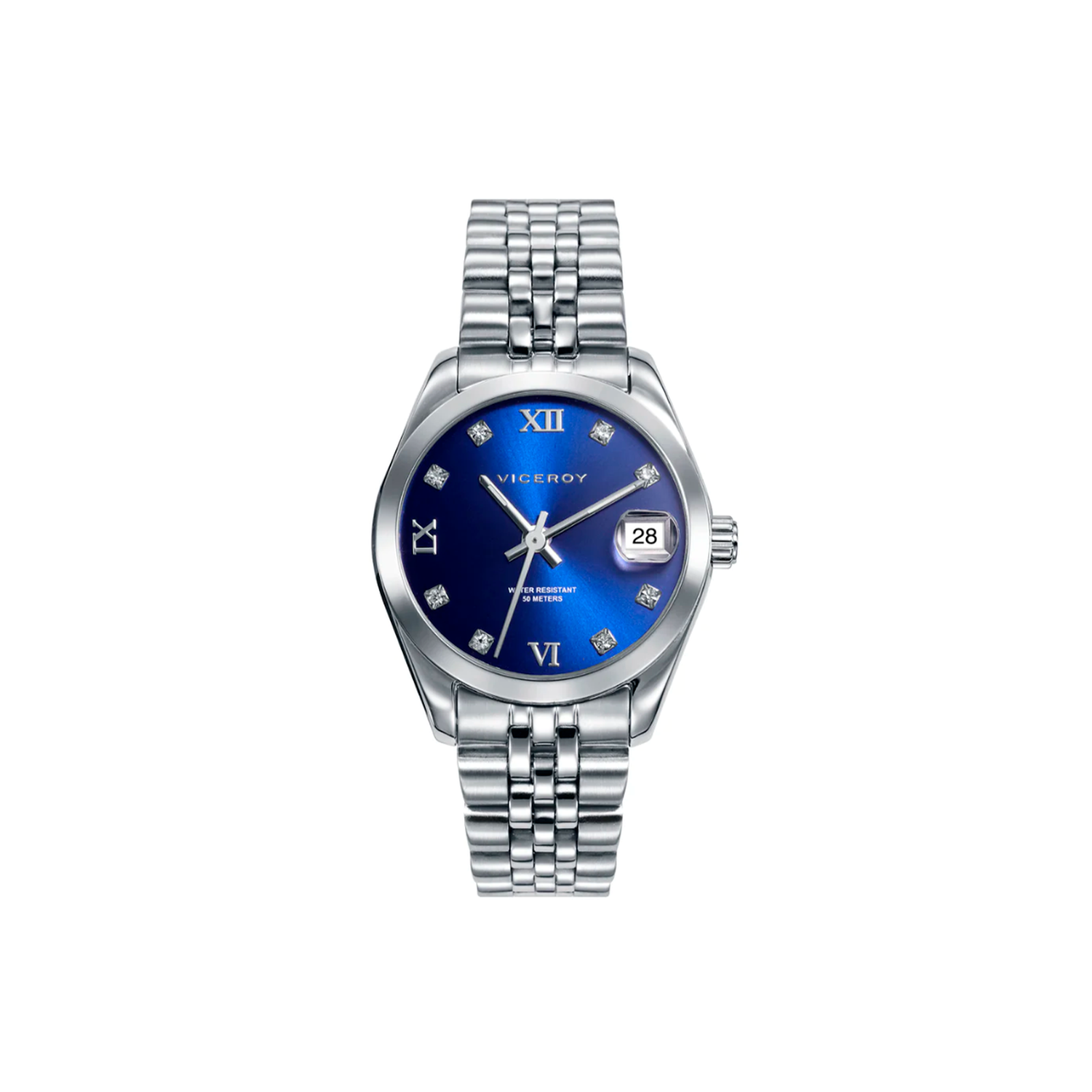 Reloj Viceroy mujer Chic de acero con calendario y correa plateada ...