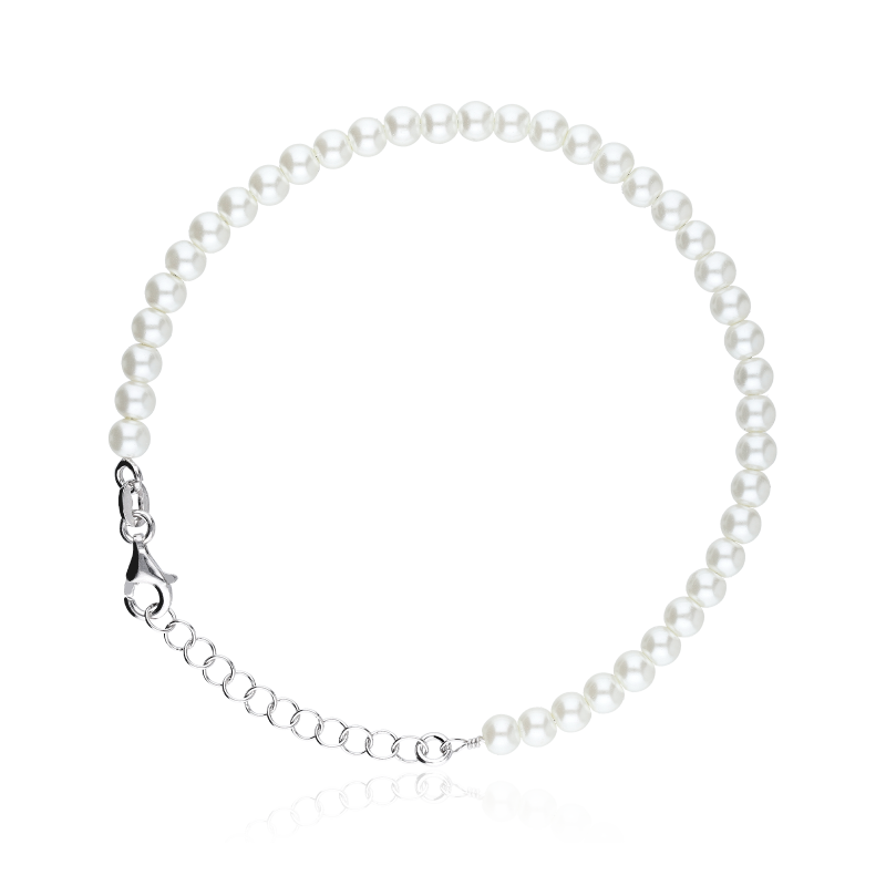 Pulsera "Midori" perlas y plata de primera ley