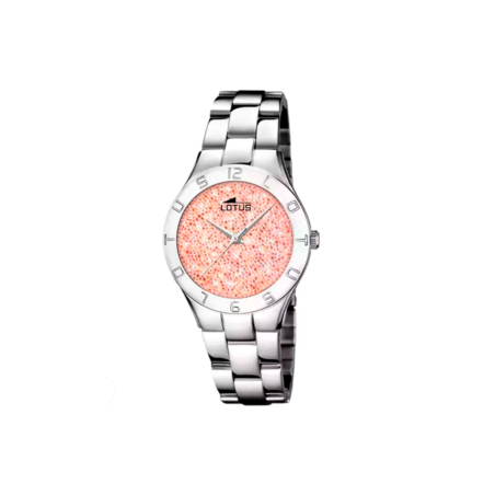 Reloj Lotus mujer rosa correa acero inoxidable 316L 18568/3