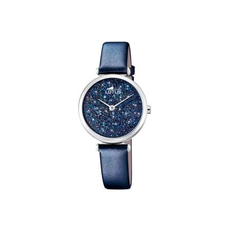 Reloj Lotus mujer esfera y correa cuero azul 18607/2