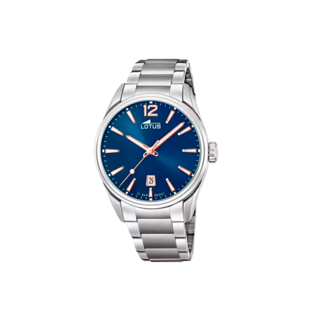 Reloj Lotus hombre minimalist esfera azul 18692/2