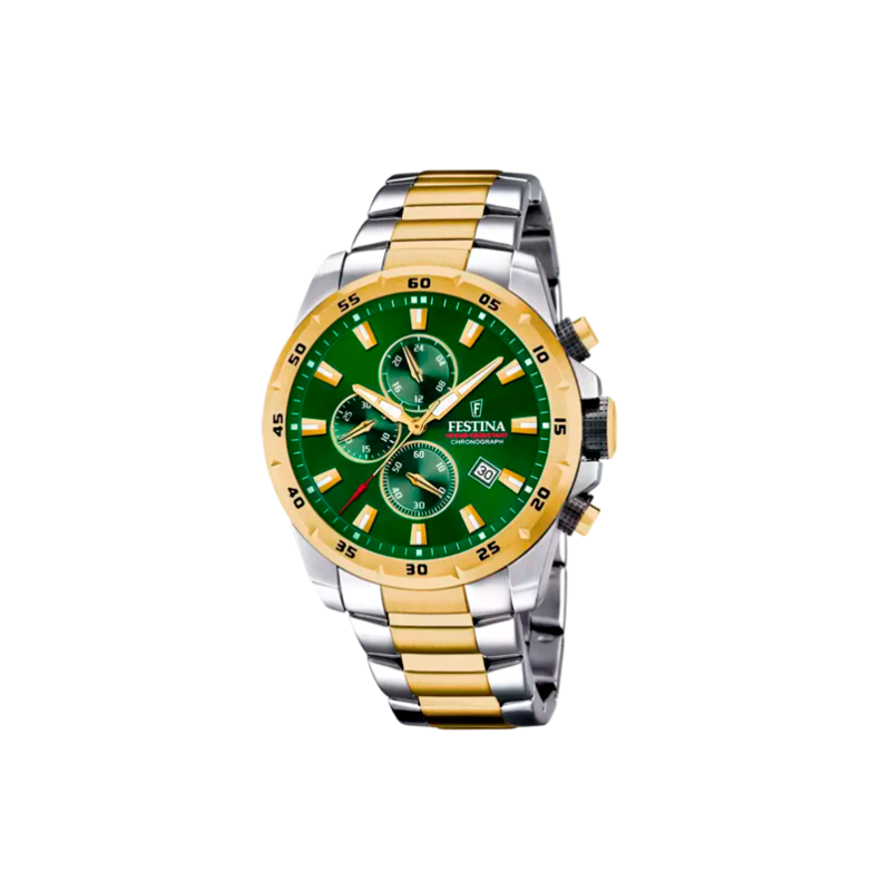 Reloj Festina hombre verde correa acero F20562/3