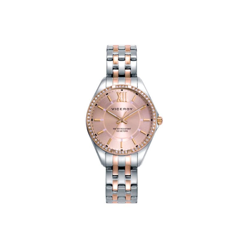 Reloj Viceroy Mujer Chic caja y brazalete bicolor de acero 401184-73