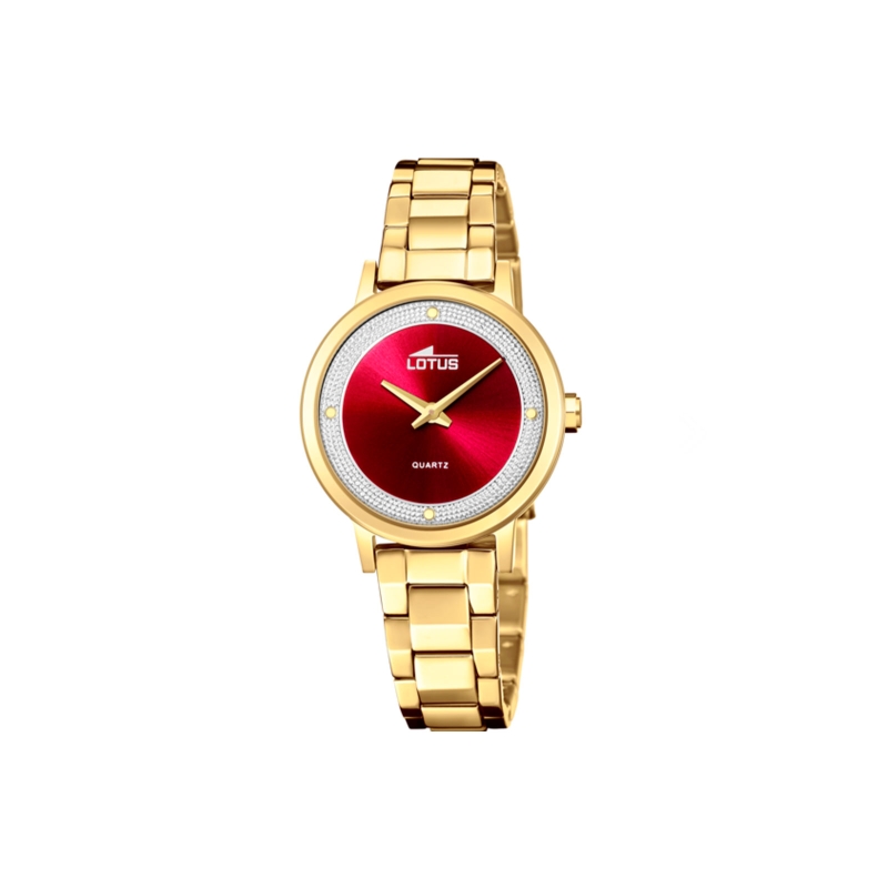 Reloj Mujer Esfera Roja - LOTUS - Joyeria Muíños