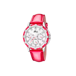 Reloj Lotus mujer esfera blanca y correa de cuero 15746/3