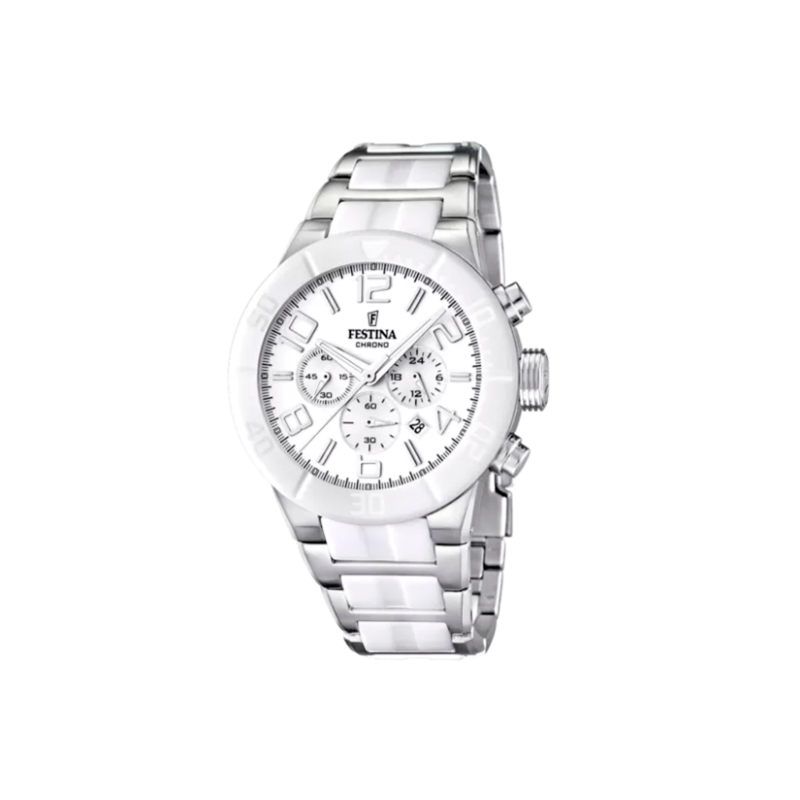 Reloj Festina hombre esfera blanca F16576/1