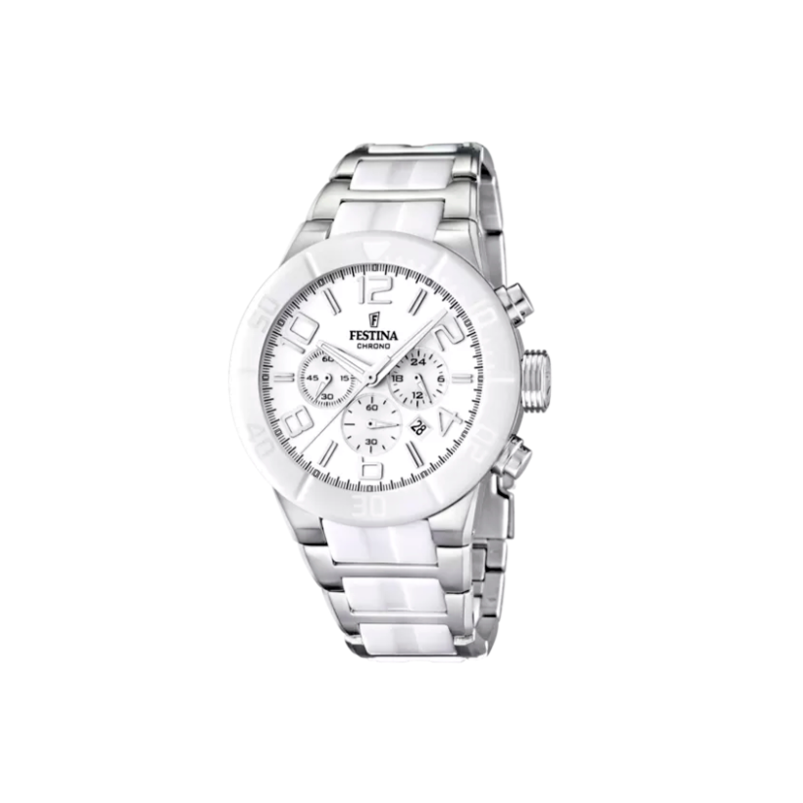 Reloj Festina hombre esfera blanca F16576/1 Joyerías Sánchez