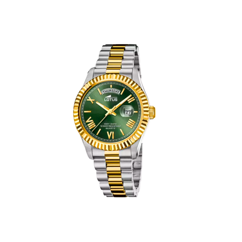 Reloj Lotus hombre Freedom esfera verde 18855/3