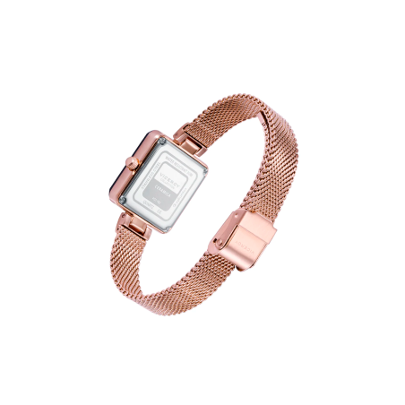 Reloj Viceroy Mujer Cerámica caja y malla milanesa de acero en Ip rosa 401182-57