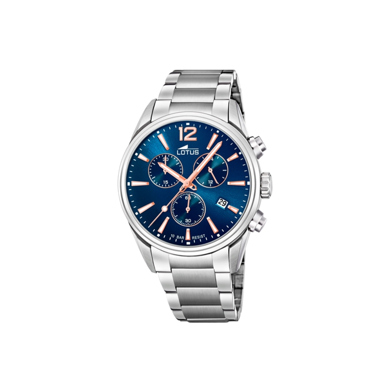 Reloj Lotus hombre Chrono esfera azul 186902