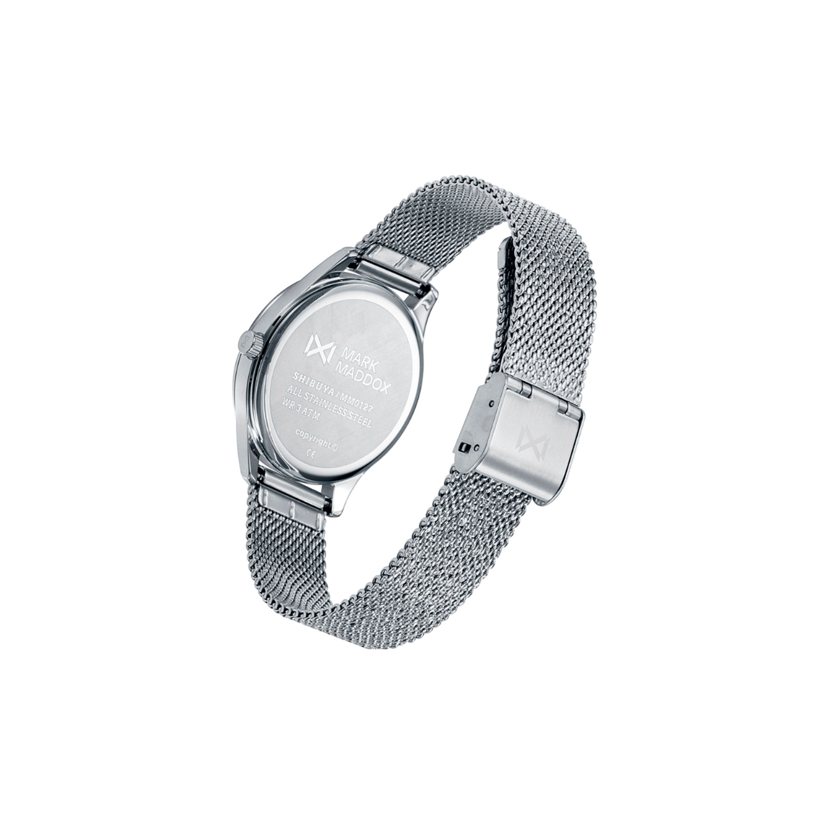 Reloj Mark Maddox mujer Shibuya tres agujas acero con malla
