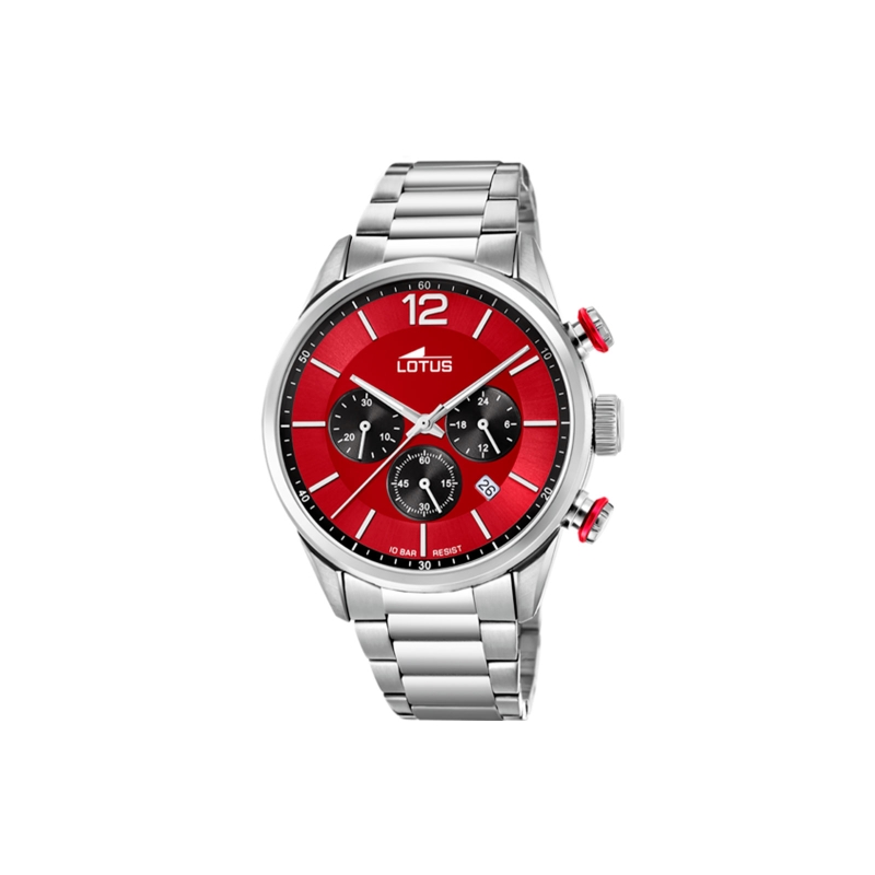 Reloj Lotus hombre multifunción esfera roja 18688/5