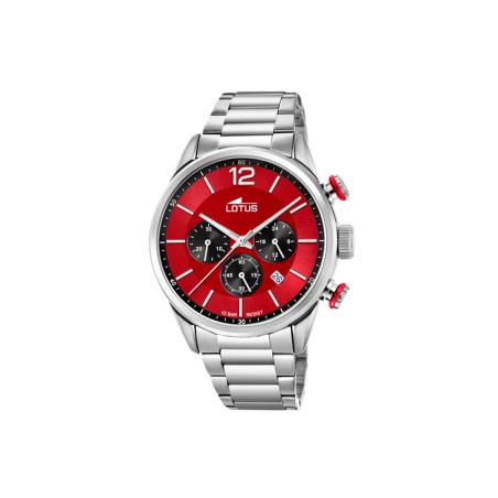Reloj Lotus hombre multifunción esfera roja 18688/5