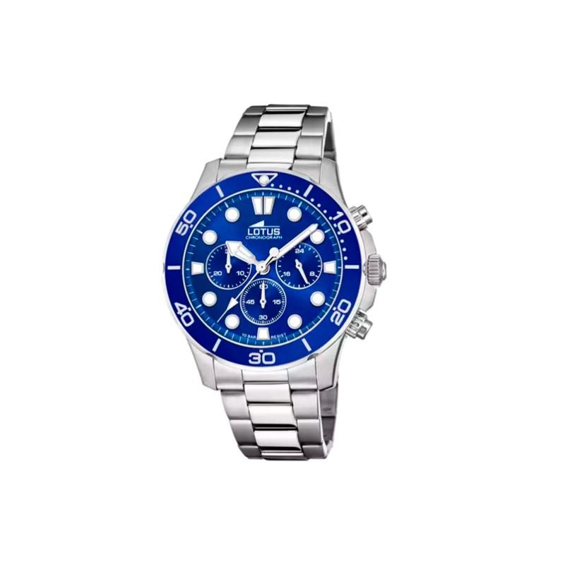 Reloj Acero Hombre Esfera Azul LOTUS