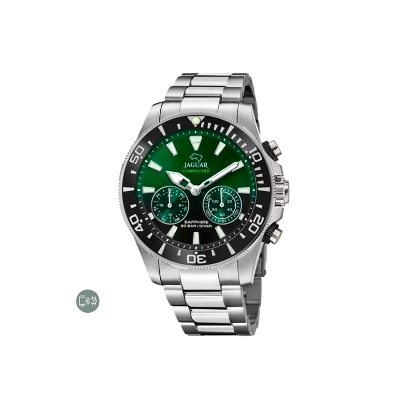 Reloj Jaguar hombre Connected esfera verde digital J888/5 - Joyerías Sánchez