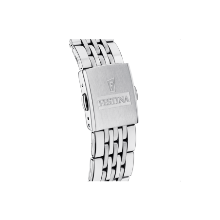 Reloj Festina hombre Timeless Chronograph esfera azul con detalles dorados F20285/3